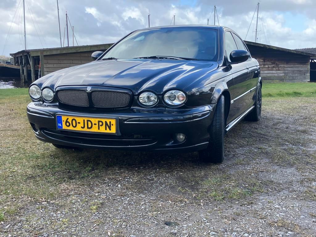 lees tekst! Jaguar X-Type 3.0 V6 Sport 4WD 2002 Zwart, Auto's, 230 pk, Zwart, Bedrijf, Handgeschakeld