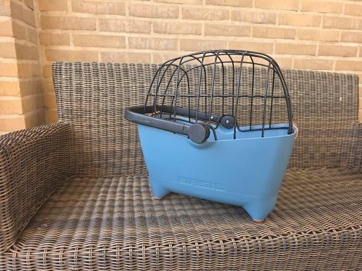 Basil Buddy Hondenfietsmand Achterop - Denim Blue MIK, Fietsen en Brommers, Fietsaccessoires | Fietsmanden, Ophalen, Zo goed als nieuw