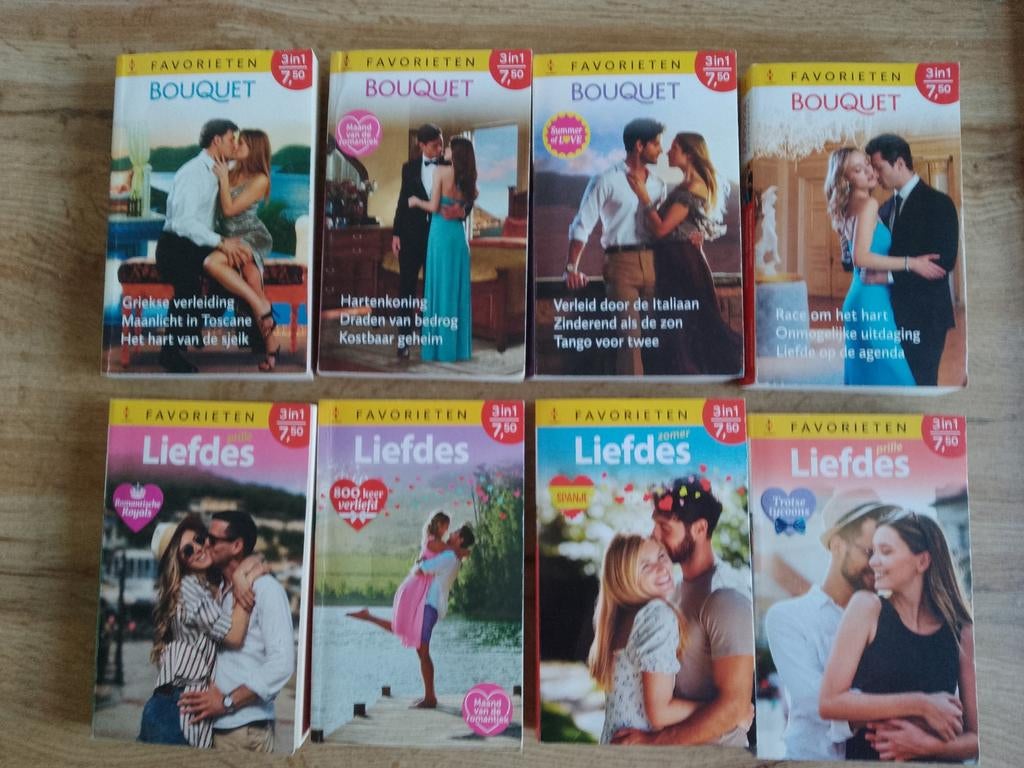 Harlequin 8 boekjes, Ophalen of Verzenden, Zo goed als nieuw
