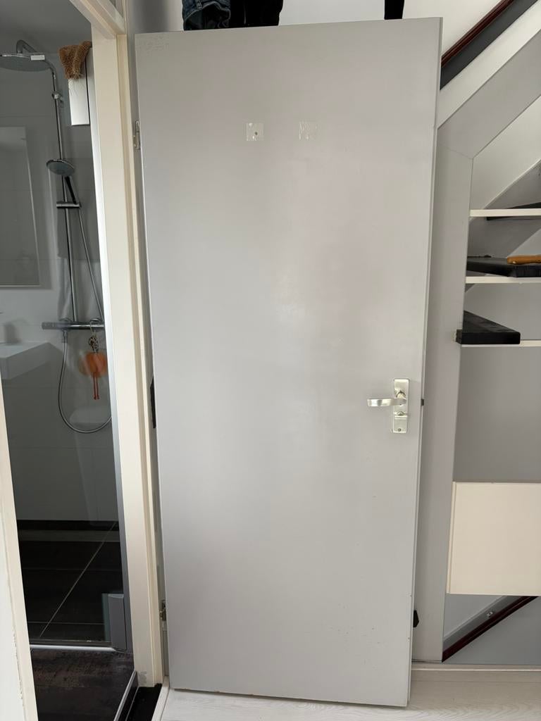 Vier binnendeuren, grijs, Ophalen, Gebruikt, 80 tot 100 cm, Binnendeur