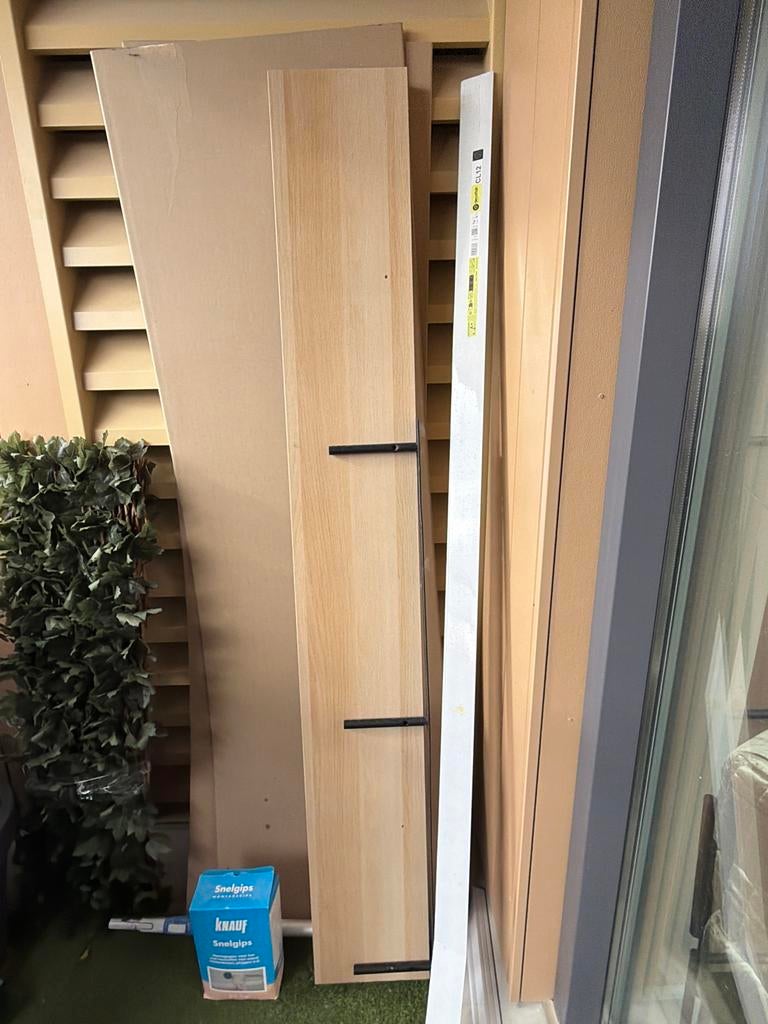 IKEA LACK wandplank, wit gelazuurd eikeneffect, Ophalen of Verzenden, Gebruikt