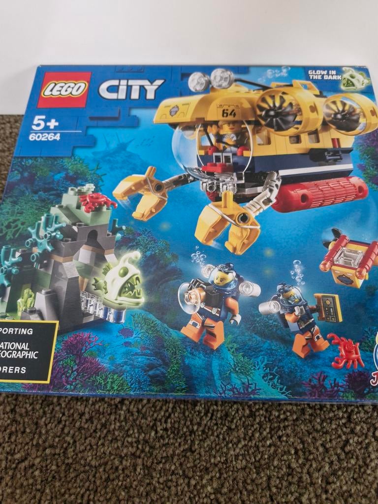 Lego City 60264 Oceaan Onderzoeks Duikboot, Ophalen of Verzenden, Nieuw
