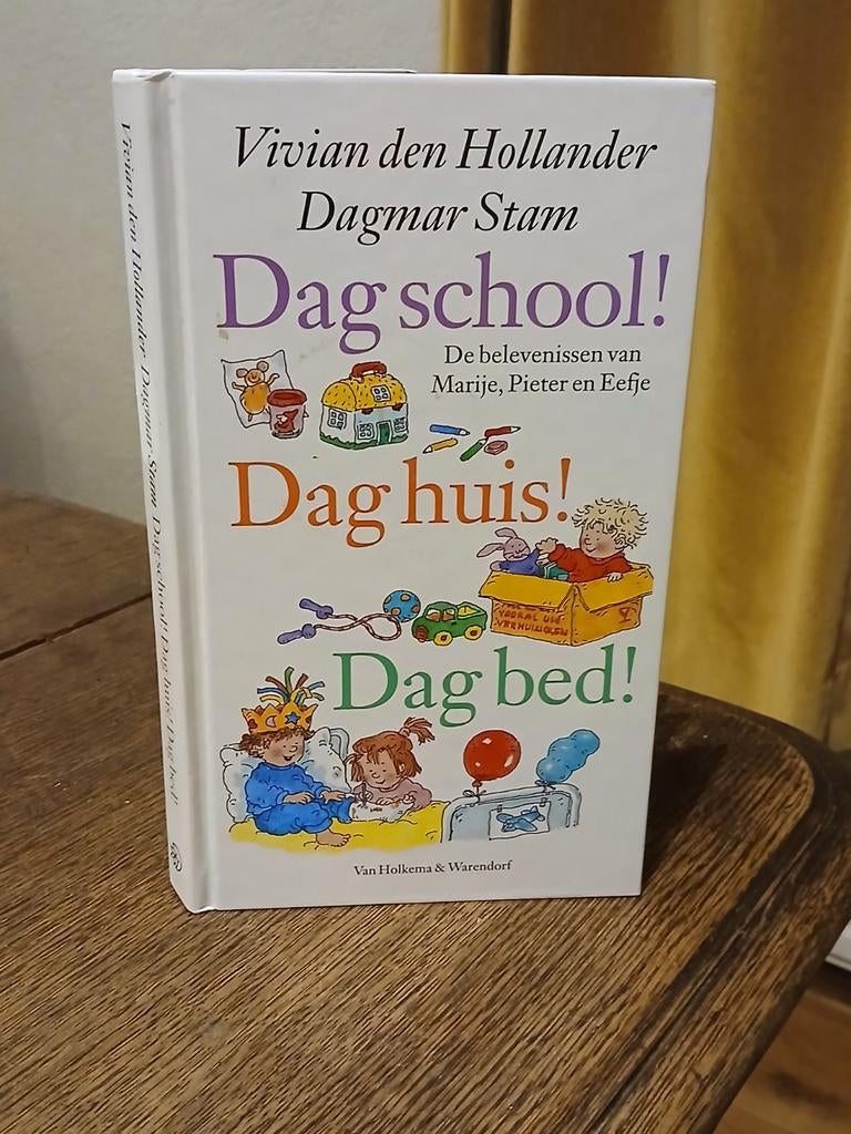 DAG SCHOOL DAG HUIS DAG BED. NIEUWSTAAT.., Vivian den Hollander en Dagmar Stam, 5 of 6 jaar, Fictie algemeen, Jongen of Meisje