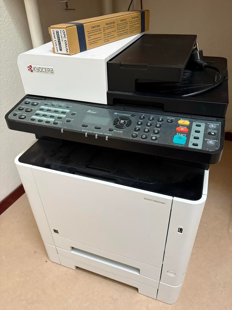Kyocera ECOSYS M5521cdn Laser All-in-One Printer, Computers en Software, Printers, Gebruikt, Faxen, All-in-one, Ophalen of Verzenden