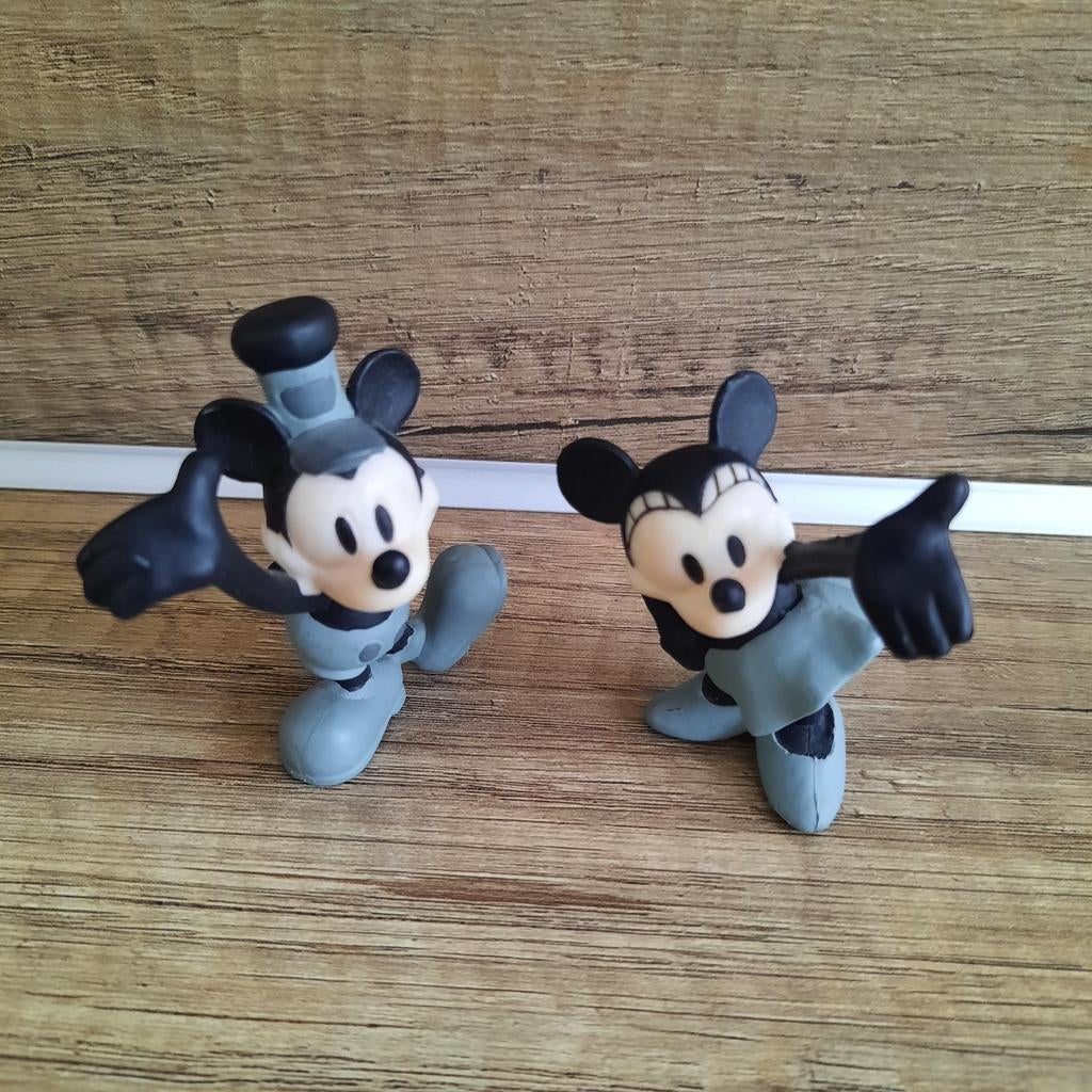 Steamboat Willy Mickey en Minnie Mouse Walt Disney, Verzamelen, Disney, Ophalen of Verzenden, Mickey Mouse, Nieuw, Beeldje of Figuurtje
