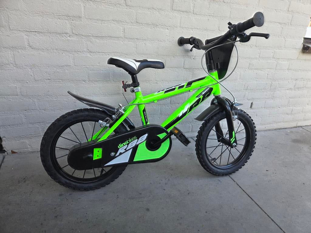 Zo goed als nieuwe 14 inch kinderfiets - Dino Bikes, Ophalen, Zo goed als nieuw, Minder dan 16 inch, Dino Bikes