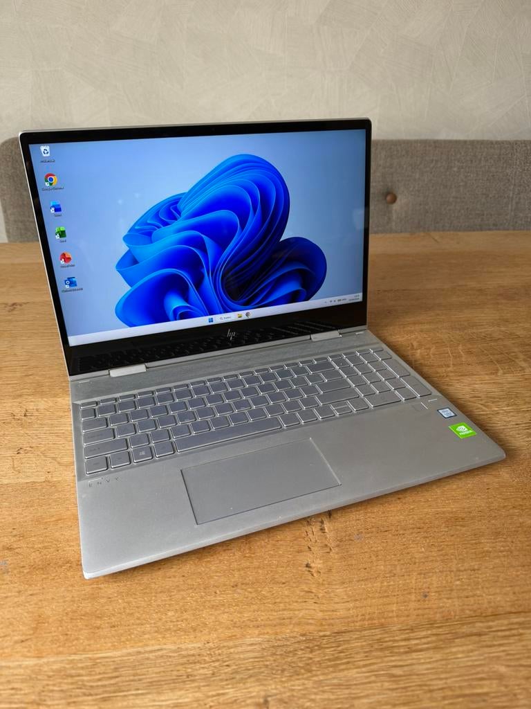 HP Envy x360 Touchscreen | GeForce MX250 | i5 | Nieuwe Accu, Computers en Software, Windows Laptops, Refurbished, 15 inch, SSD
