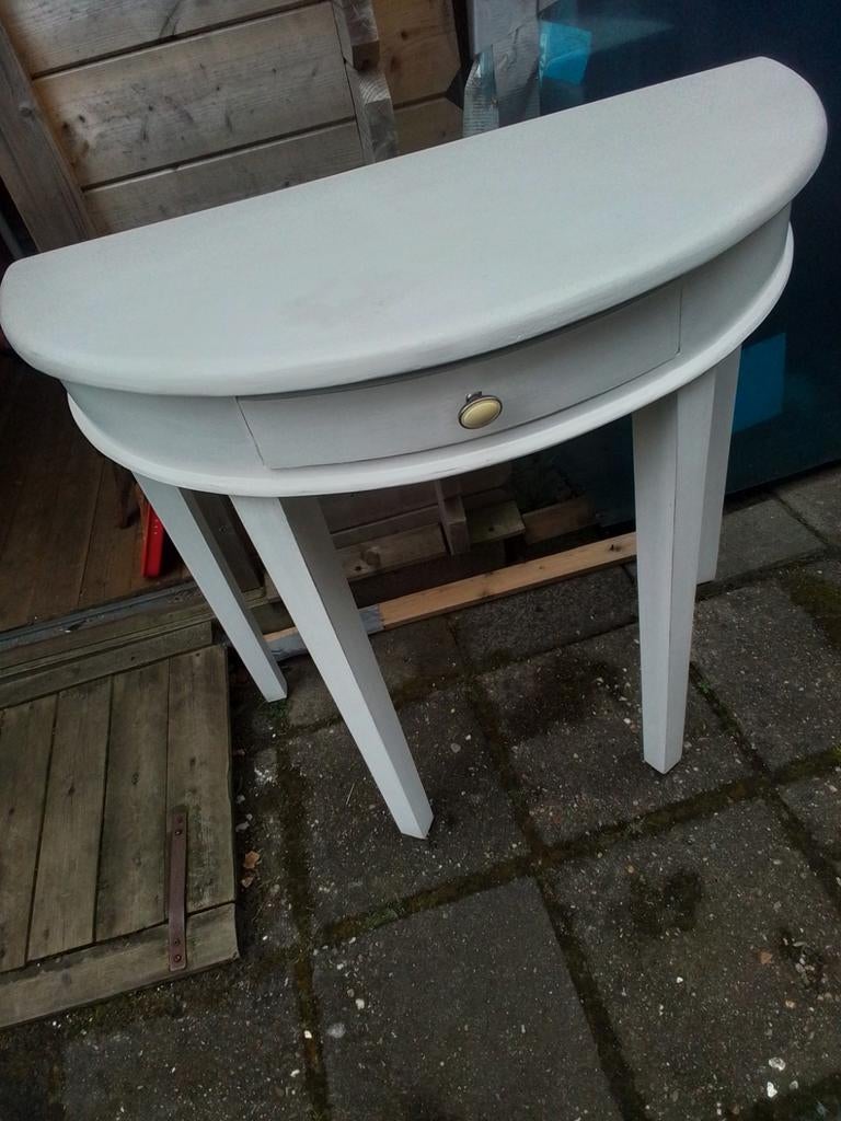 Halve maan sidetable, Ophalen of Verzenden