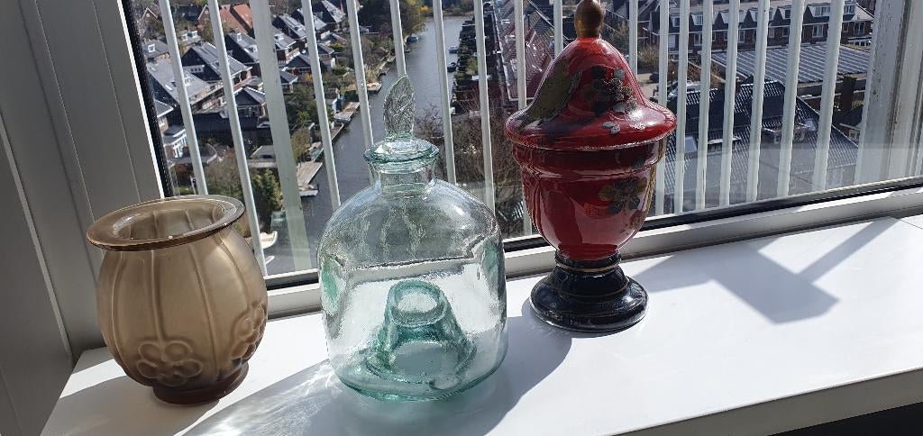 Divers oud glaswerk, Ophalen