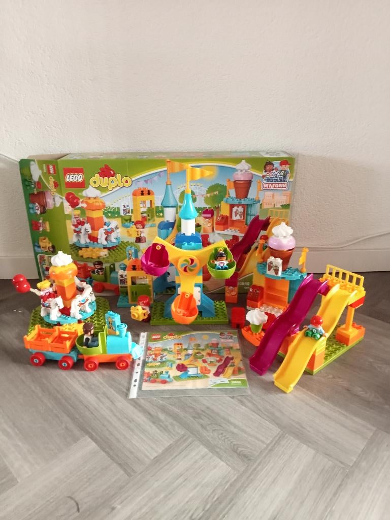 Lego Duplo 10840 Big Fair, Kinderen en Baby's, Speelgoed | Duplo en Lego, Zo goed als nieuw, Duplo, Complete set, Ophalen of Verzenden