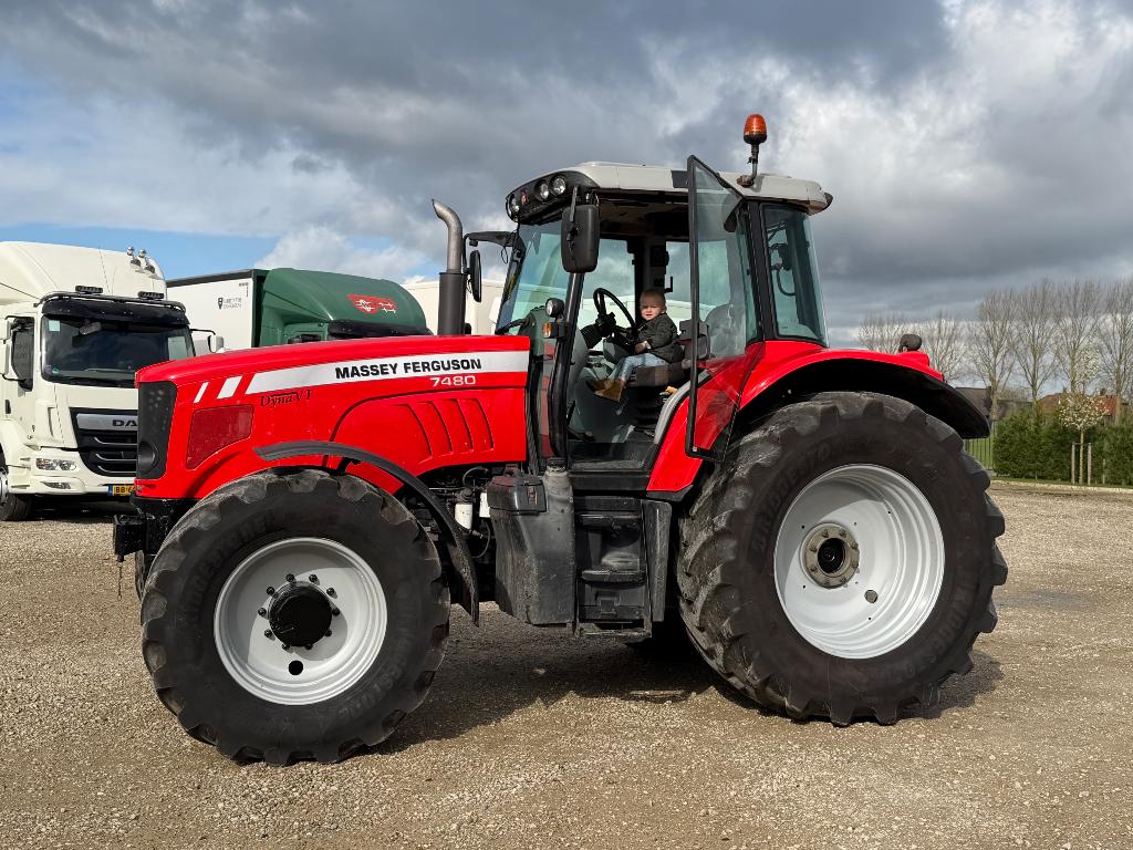MASSEY FERGUSON 7480 VT, Zakelijke goederen, Ophalen of Verzenden, Gebruikt, Tot 80 Pk, Massey Ferguson