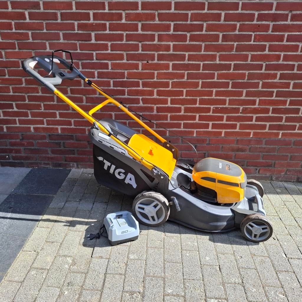 Stiga loopmaaier op accu, Ophalen, Stiga, Accu-grasmaaier, Zo goed als nieuw