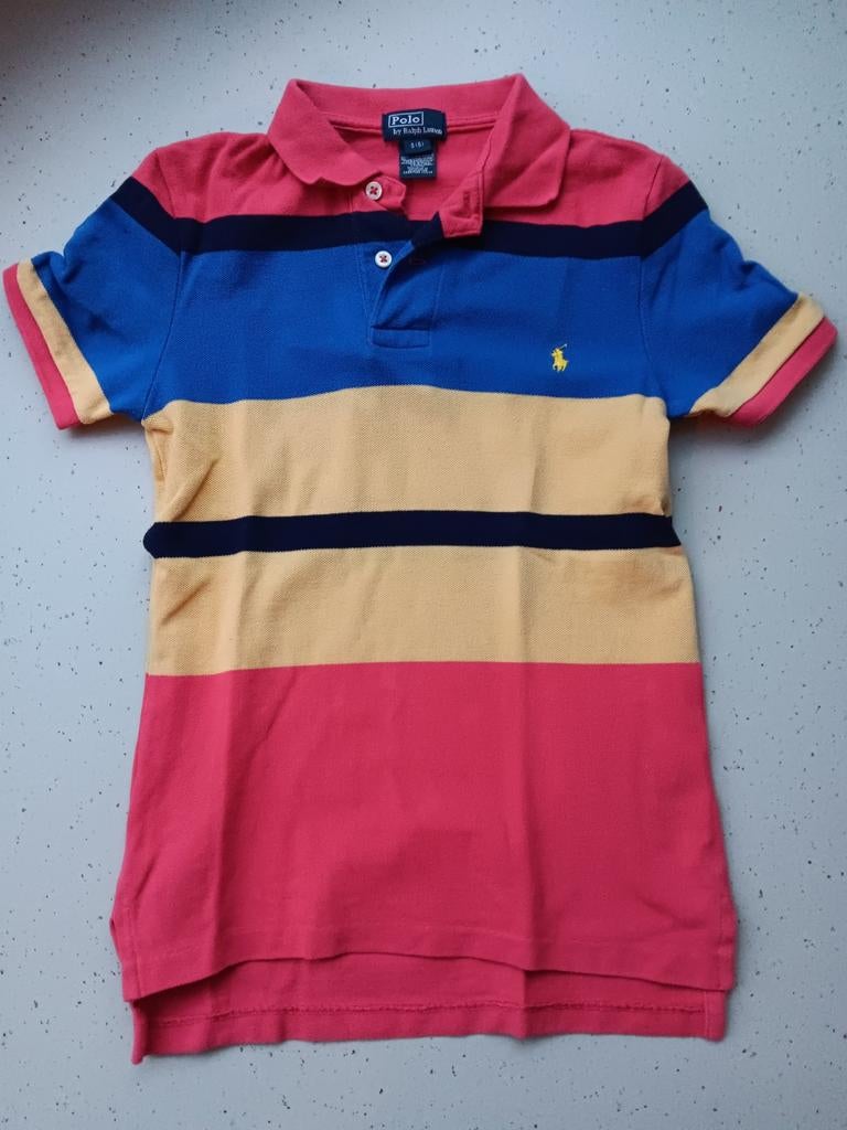 Ralph Lauren Polo S (8) 134/140, Gebruikt, Ophalen of Verzenden, Shirt of Longsleeve, Polo Ralph Lauren