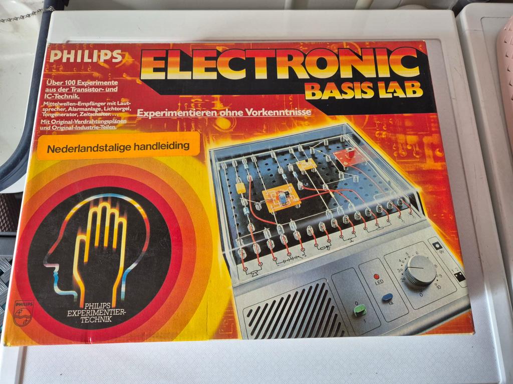 Te koop vintage Philips B 6102 electronica bouwdoos, Ophalen of Verzenden, Zo goed als nieuw
