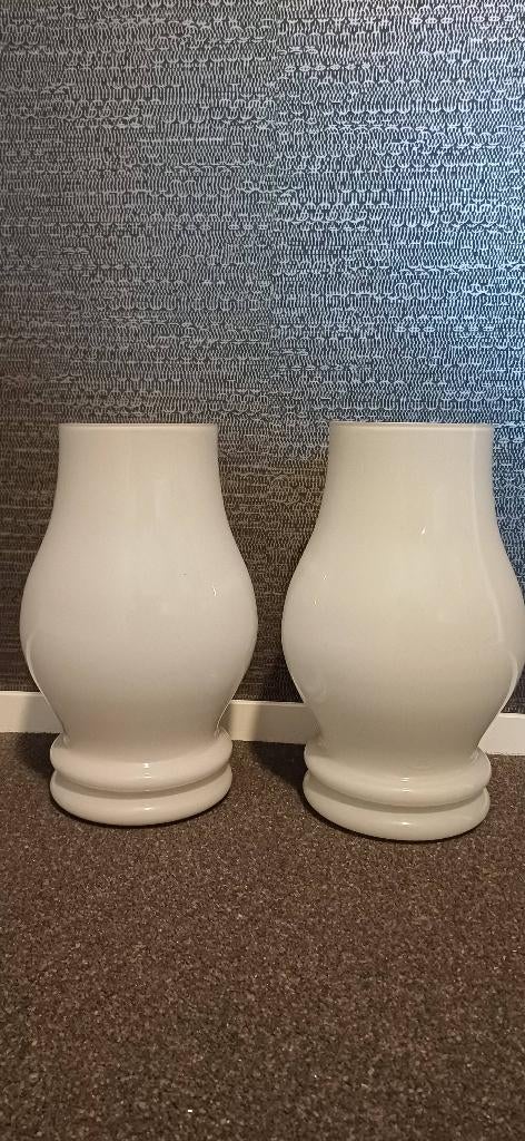 Riverdale vazen, Ophalen, Wit, Minder dan 50 cm, Glas