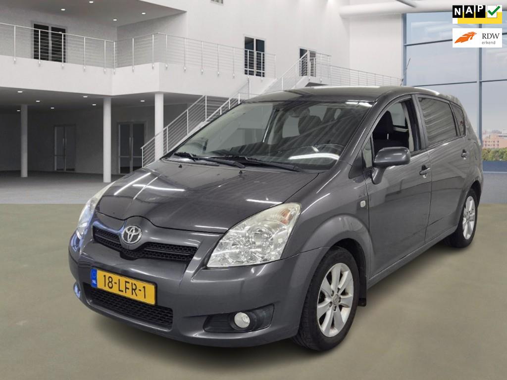 Toyota Verso 1.8 VVT-i Luna 7-PERSOONS AUTOMAAT CRUISE/AIRCO, Auto's, Toyota, Gebruikt, Zwart, 4 cilinders, 129 pk
