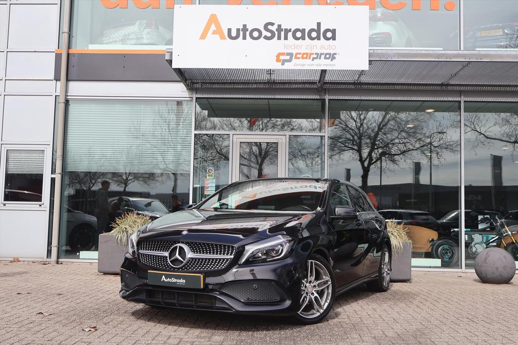 Mercedes A-Klasse A 180 AMG-Line 122pk | Cruise | Airco | Na, Auto's, Gebruikt, 4 cilinders, Met garantie (alle), 1595 cc