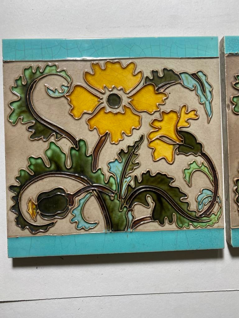 Hamilton art nouveau tegels, Antiek en Kunst, Ophalen of Verzenden