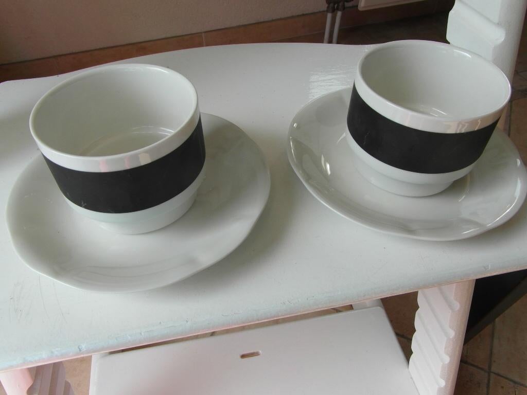 kruidenpotjes wit 2 stuks met schoolbord verf deel ivm naam, Ophalen of Verzenden, Zo goed als nieuw