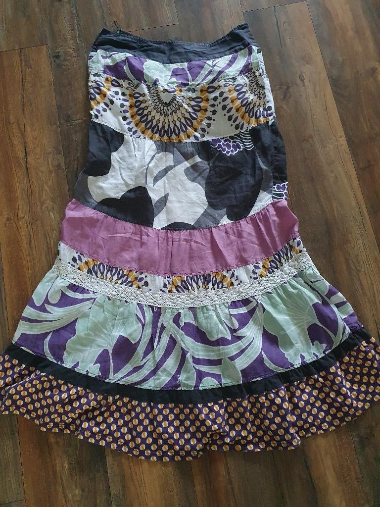 Zomerse Dept maxirok maat xxl (xl), Kleding | Dames, Overige kleuren, Maat 46/48 (XL) of groter, Ophalen of Verzenden, Gedragen