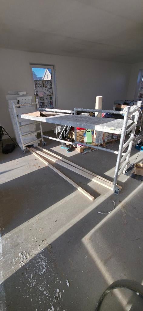 Kamersteiger rolsteiger steiger 2,4m lang 1,3m hoog, Ophalen, Gebruikt, Rolsteiger of Kamersteiger, Minder dan 2 meter