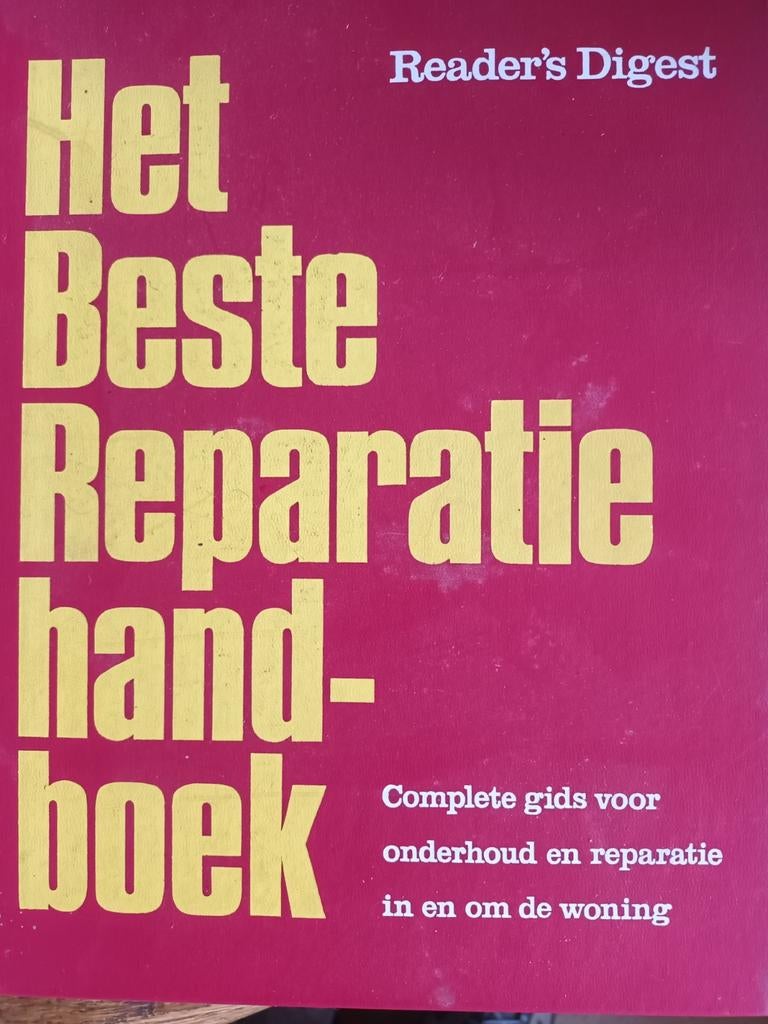 Het Beste Reparatie handboek Reader's Digest, Boeken, Ophalen