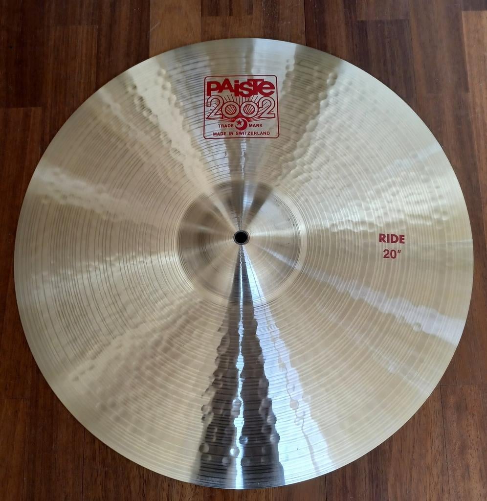 20" Paiste 2002 ride en 14" crash nieuwstaat, Ophalen of Verzenden, Zo goed als nieuw, Overige merken