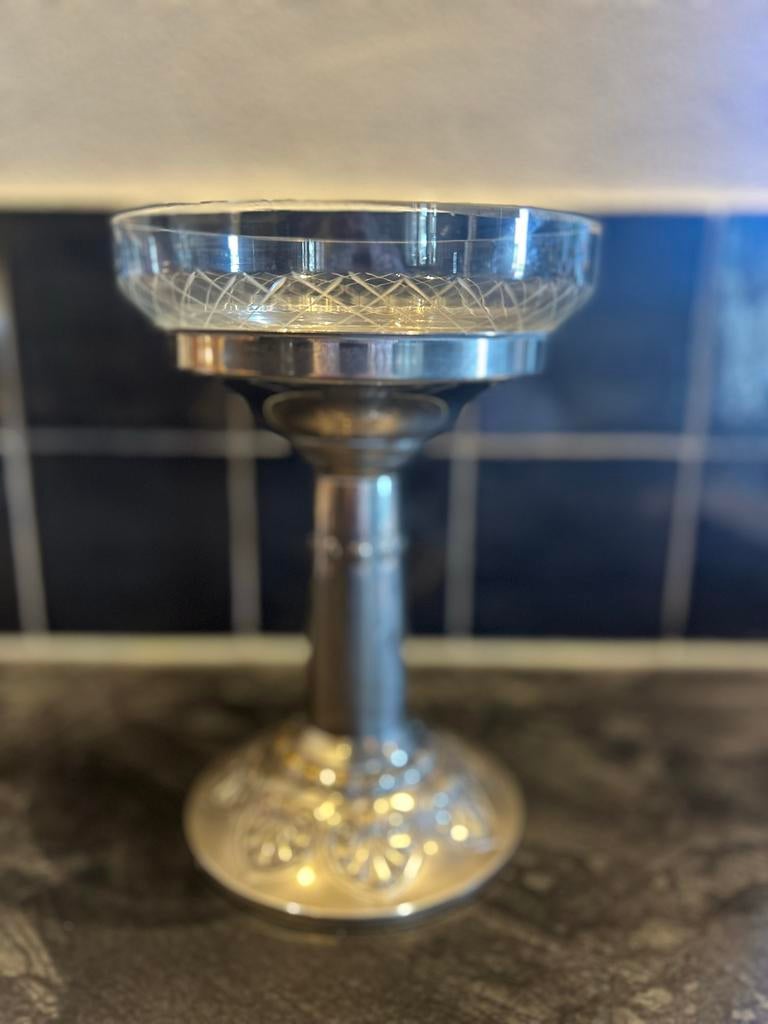 Prachtige C&K co  Tiel Holland schaal op sokkel, Ophalen of Verzenden