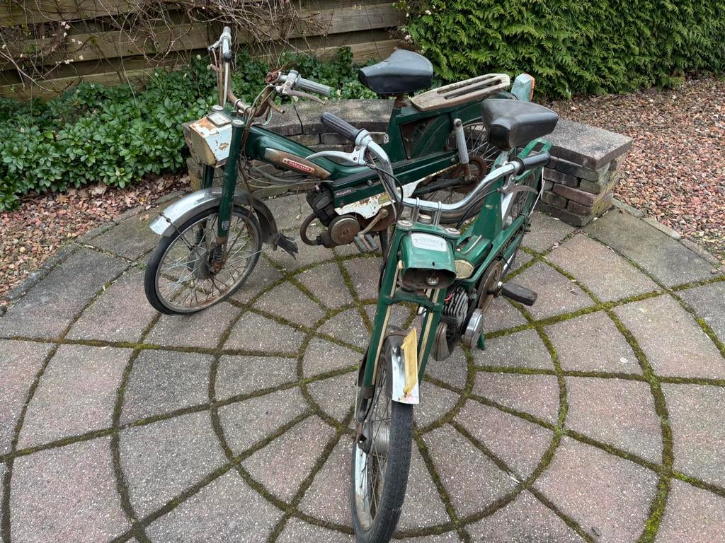 Kaptein mobylette av 55, Maximaal 45 km/u, 49 cc, 1 versnellingen, Ophalen