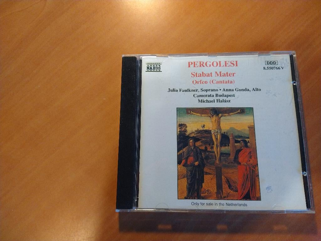 CD Pergolesi. Stabat Mater - Orfeo (Cantata), Ophalen of Verzenden, Barok, Zo goed als nieuw, Orkest of Ballet
