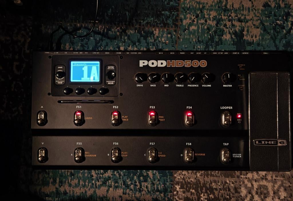 Line 6 POD HD500 Multi-effect Gitaarprocessor, Muziek en Instrumenten, Effecten, Ophalen of Verzenden, Gebruikt, Multi-effect