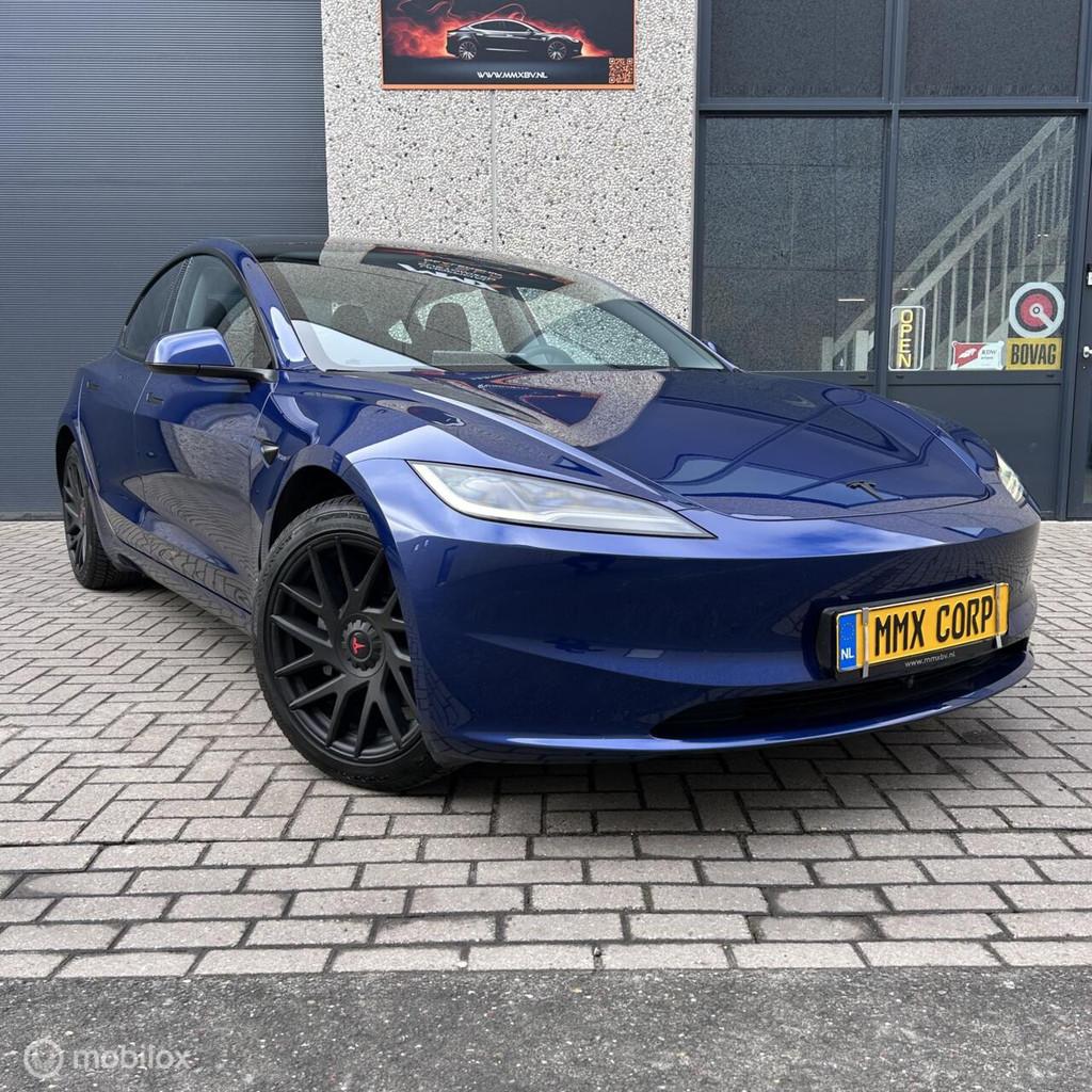 Tesla Model 3 Standard Range HIGHLAND+MMX PACK+IAP+Trekhaak, Automaat, Achterwielaandrijving, Gebruikt, Zwart