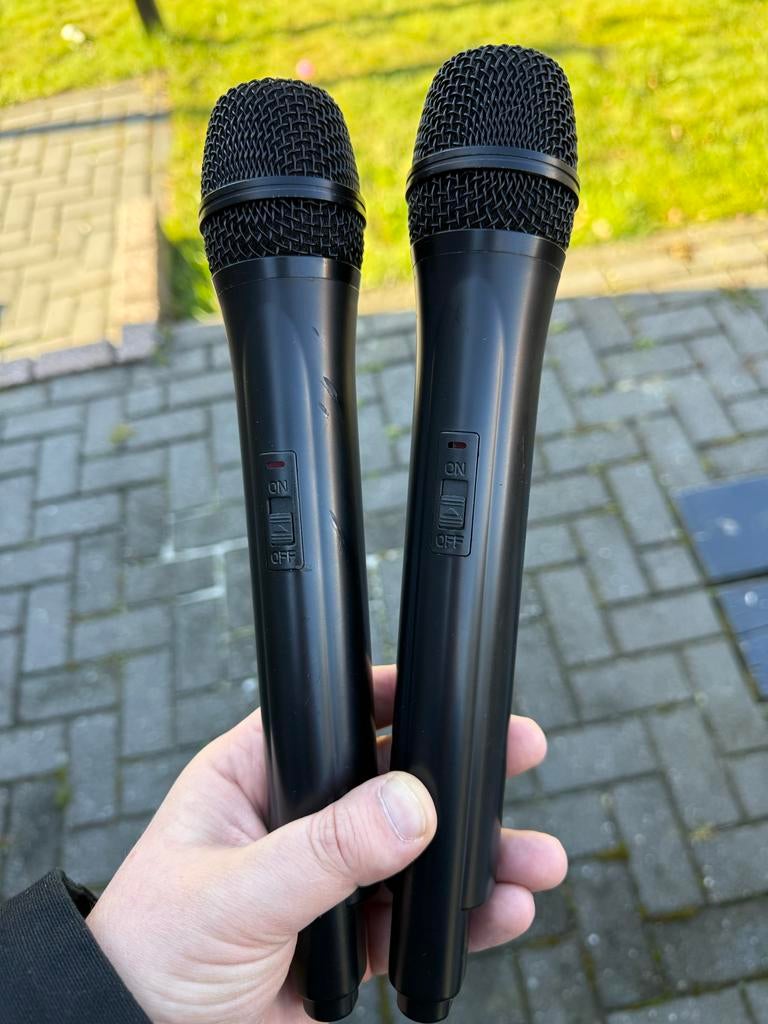 IBiza Sound UHF Draadloze Microfoon Set, Ophalen of Verzenden, Gebruikt, Zangmicrofoon, Draadloos