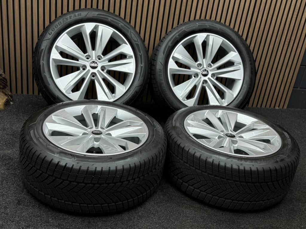 DEMO! Originele 20 inch Audi Q6 SQ6 E-Tron 5x130 Goodyear AO, Ophalen, 255 mm, ., Banden en Velgen