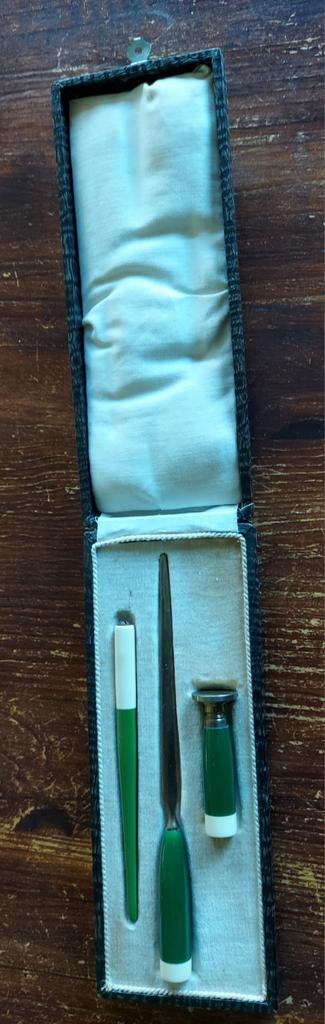 Antieke bureauset, Antiek en Kunst, Ophalen of Verzenden