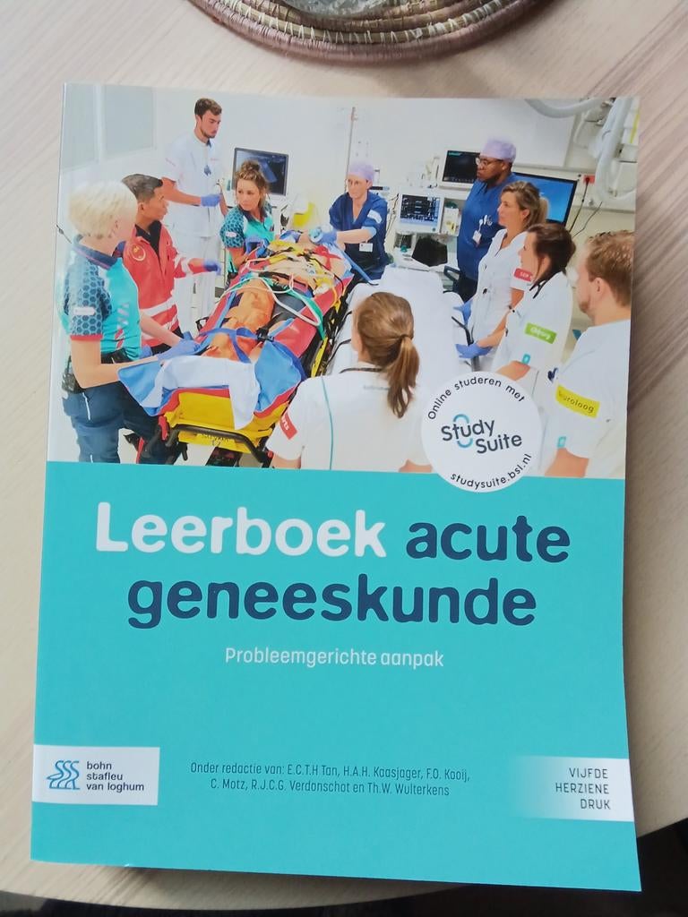 Leerboek acute geneeskunde - Probleemgerichte aanpak, Boeken, Studieboeken en Cursussen, Ophalen, HBO, Zo goed als nieuw, E.C.T.H. Tan, H.A.H. Kaasjager, F.D. Kooij e.a.