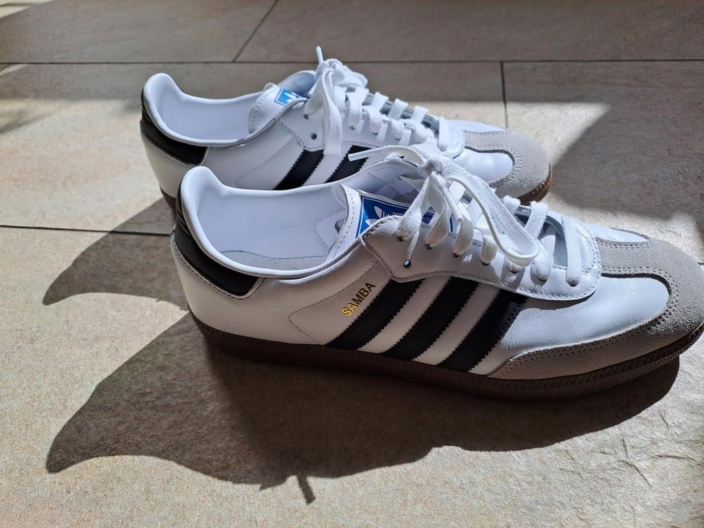 Adidas original Samba wit maat 44, Wit, Ophalen of Verzenden, Adidas, Sneakers of Gympen