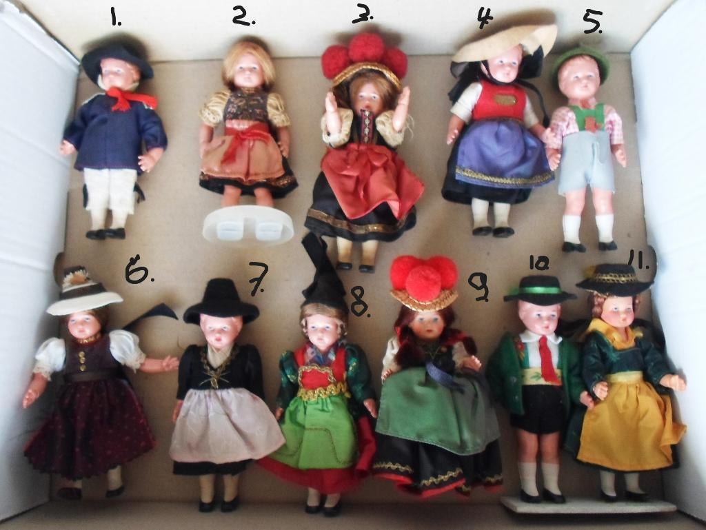 11 Schildpadpopjes. Schildkröt popjes. Vanaf 5 euro p.s., Ophalen of Verzenden, Zo goed als nieuw, Pop