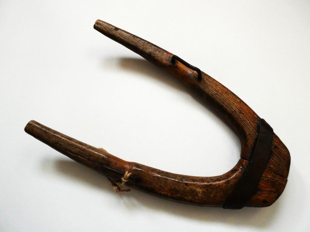 Antieke houten Haam / juk voor klein trekdier geit hond ezel, Ophalen of Verzenden