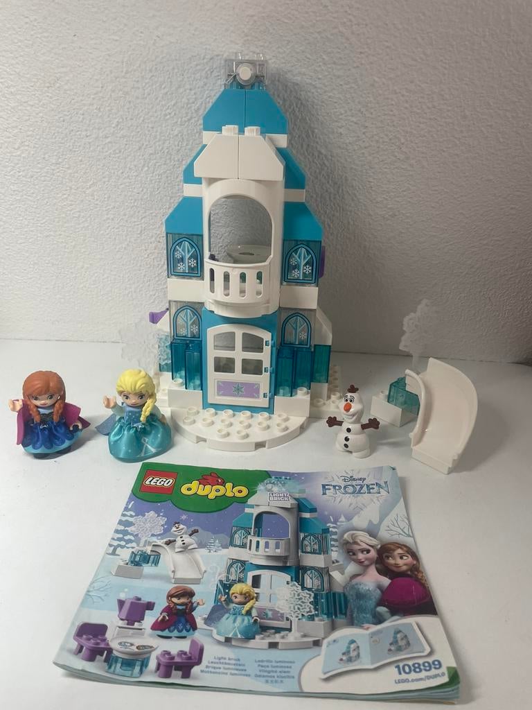 Duplo 10899 Frozen IJskasteel+instructieboekje, Kinderen en Baby's, Speelgoed | Duplo en Lego, Ophalen of Verzenden, Zo goed als nieuw