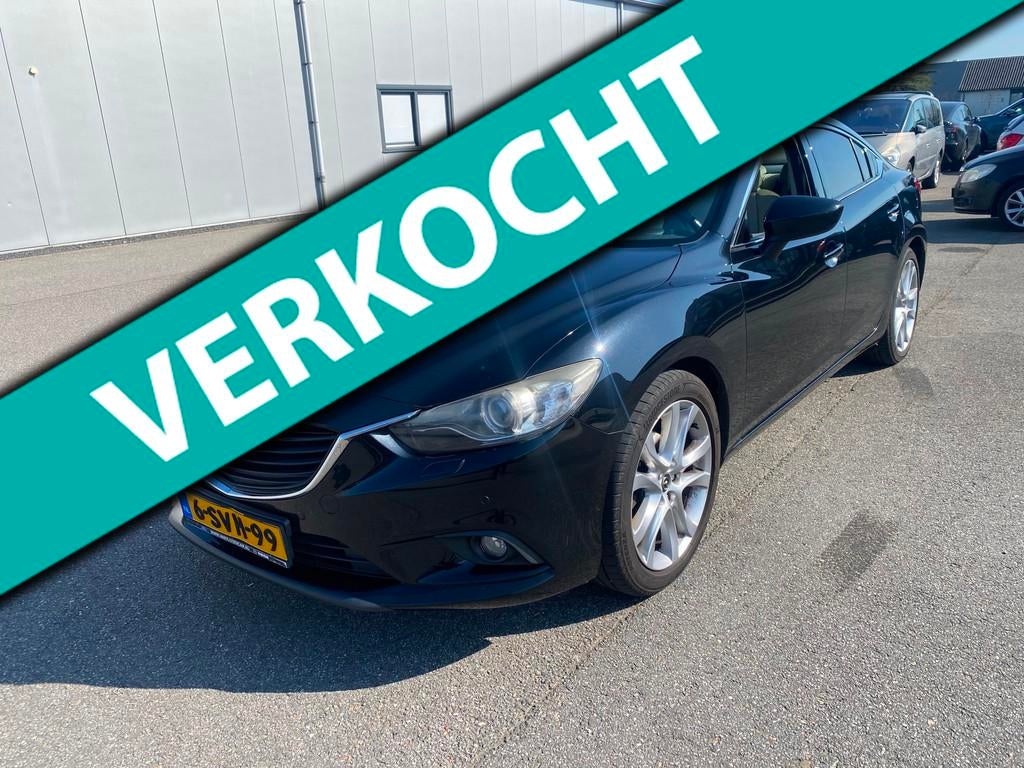 Mazda 6 2.0 HP GT-M, Voorwielaandrijving, Gebruikt, 4 cilinders, Zwart