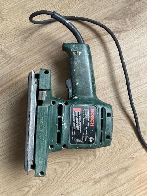 bosch vlakschuurmachine pss230., Ophalen, Gebruikt, Minder dan 600 watt, Vlakschuurmachine
