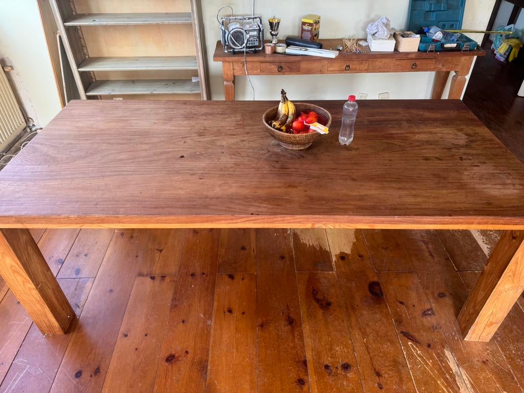 Mooie eettafel, Huis en Inrichting, Tafels | Eettafels, Ophalen, 200 cm of meer, 50 tot 100 cm, Zo goed als nieuw