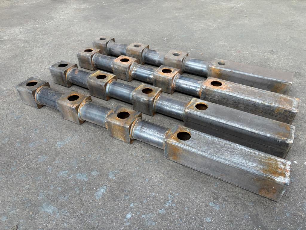 Leuke smeedijzeren palen, Ophalen, Gebruikt, IJzer, Sierhekwerk