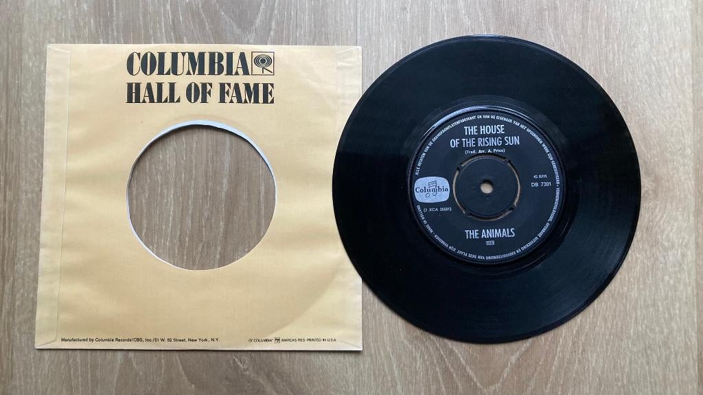 Jukebox Single the House of the Rising Sun - The Animals, Gebruikt, Verzenden, 7 inch, Single