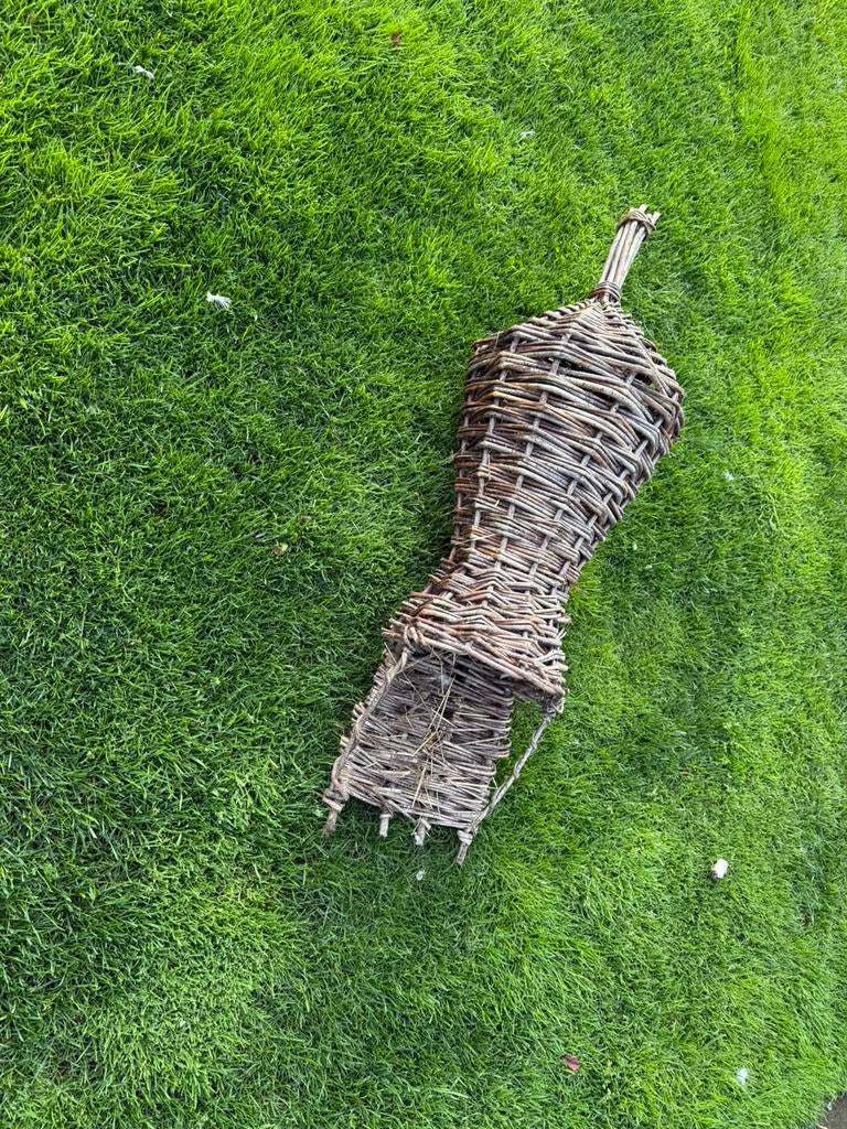 rieten eendenkorf !   broed mand, broedblok, eendenmand, Ophalen of Verzenden