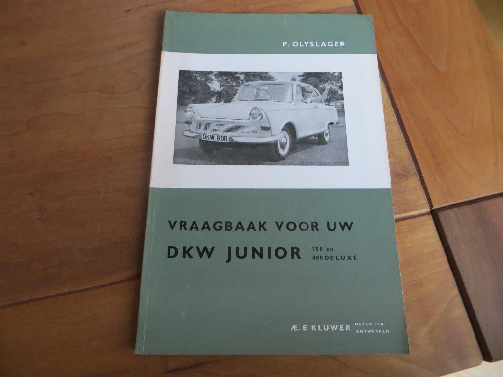 Vraagbaak DKW Junior 750, Junior 800 Luxe 1957-1962, Ophalen of Verzenden
