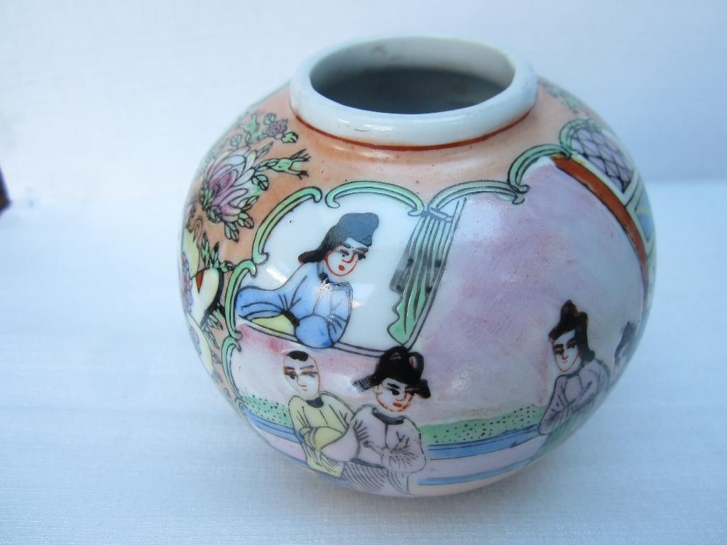 Famille Verte gemberpot uit de 19e eeuw in Kangxi style., Antiek en Kunst, Ophalen of Verzenden