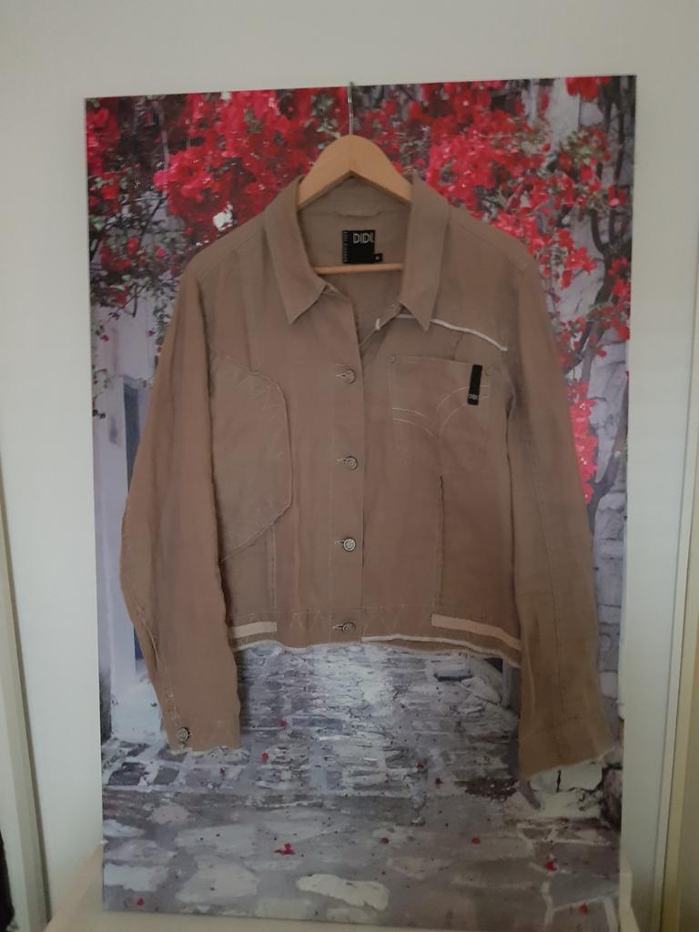 Didi zomer jas mt 4 (oksel tot oksel 57 cm), Ophalen of Verzenden, Zo goed als nieuw, Maat 42/44 (L), Groen