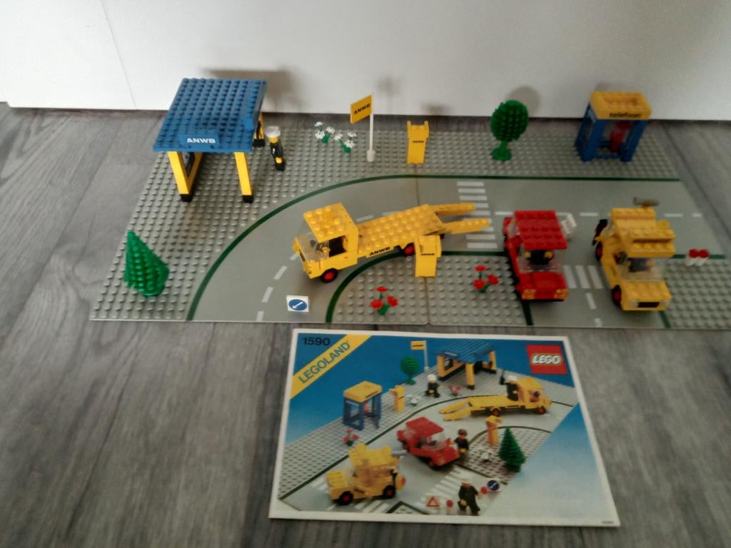 Lego Town Classic Town Traffic 1590 ANWB Breakdown Assistanc, Ophalen of Verzenden, Zo goed als nieuw, Complete set, Lego